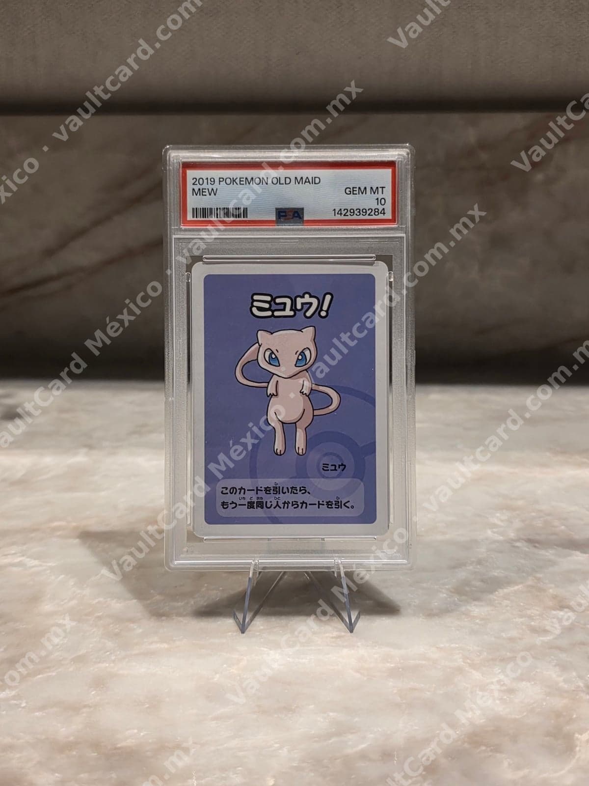 Mew - Pokémon Old Maid (Babanuki) Japonés PSA 10 GEM MT