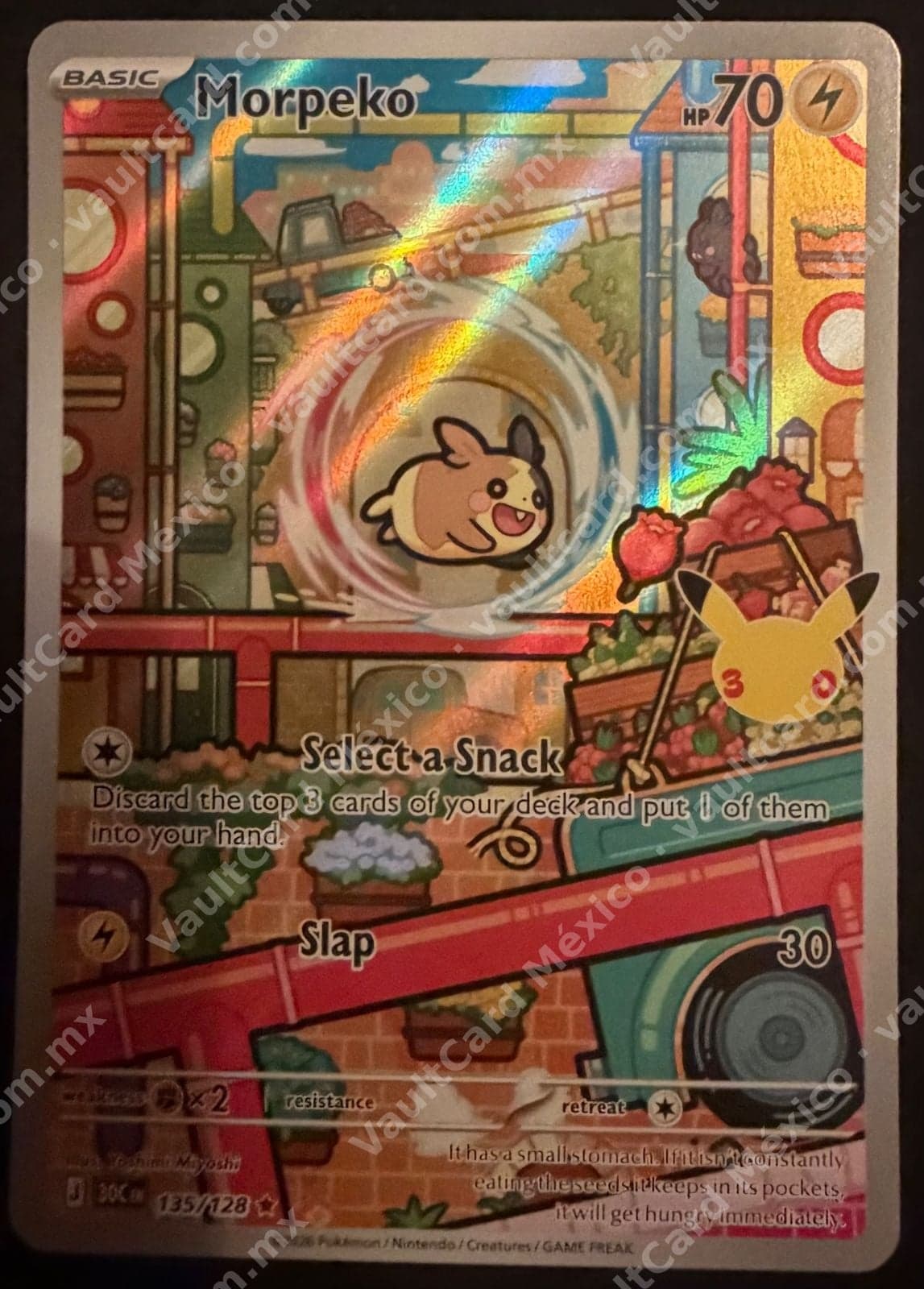 Morpeko 135/128 - 151 (MEW) Inglés - Illustration Rare