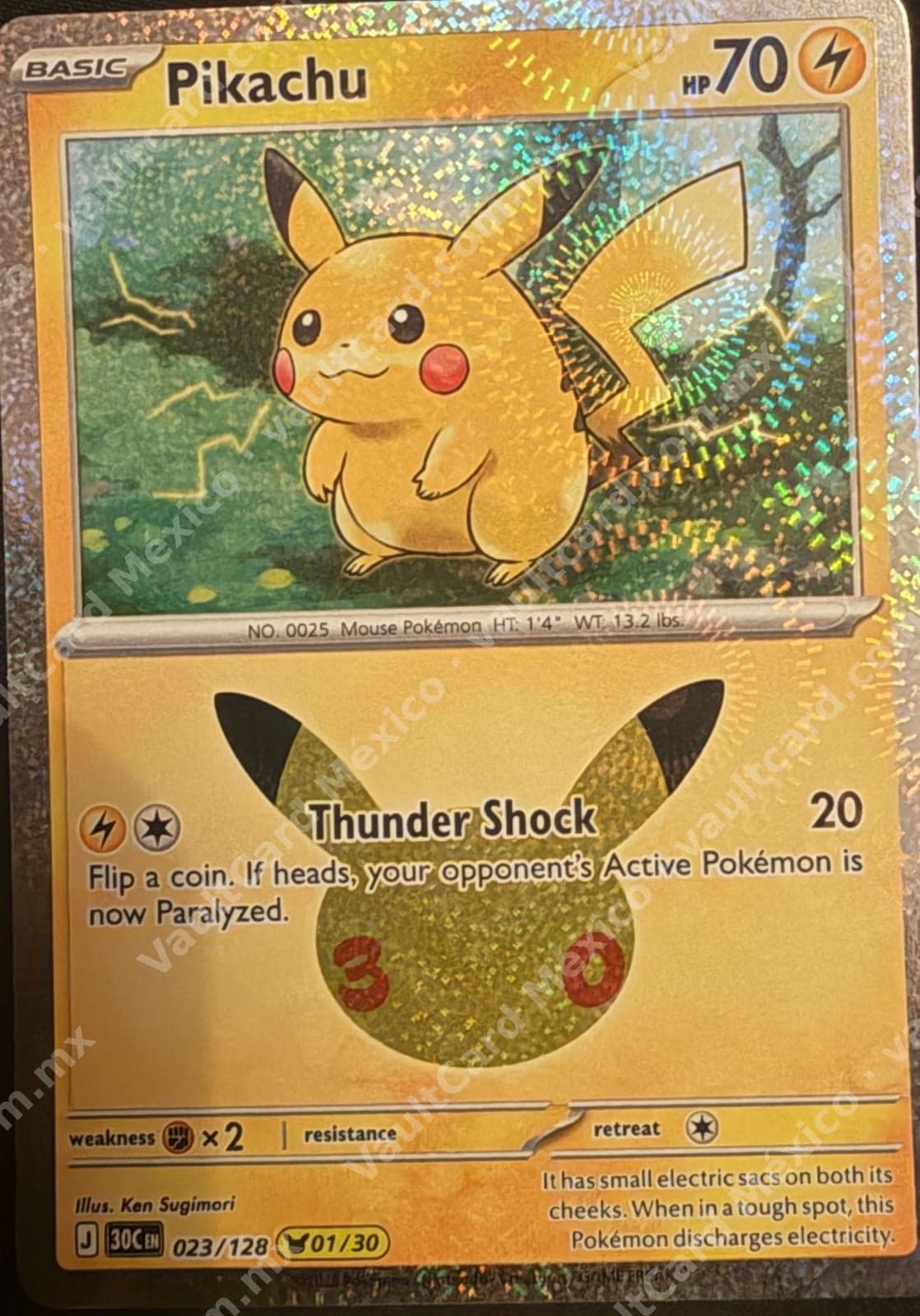 Pikachu 023/128 Holo - Promo Inglés (01/30)
