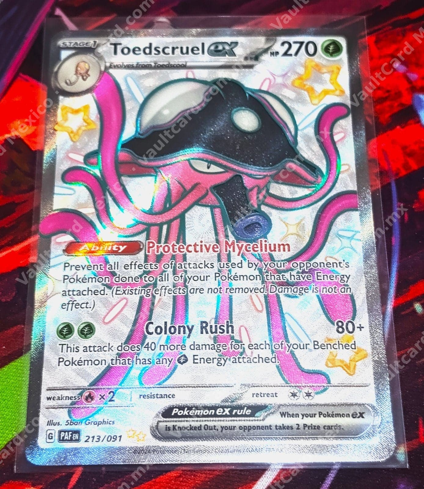 Toedscruel ex 213/091 - PAL Inglés (Special Illustration Rare)