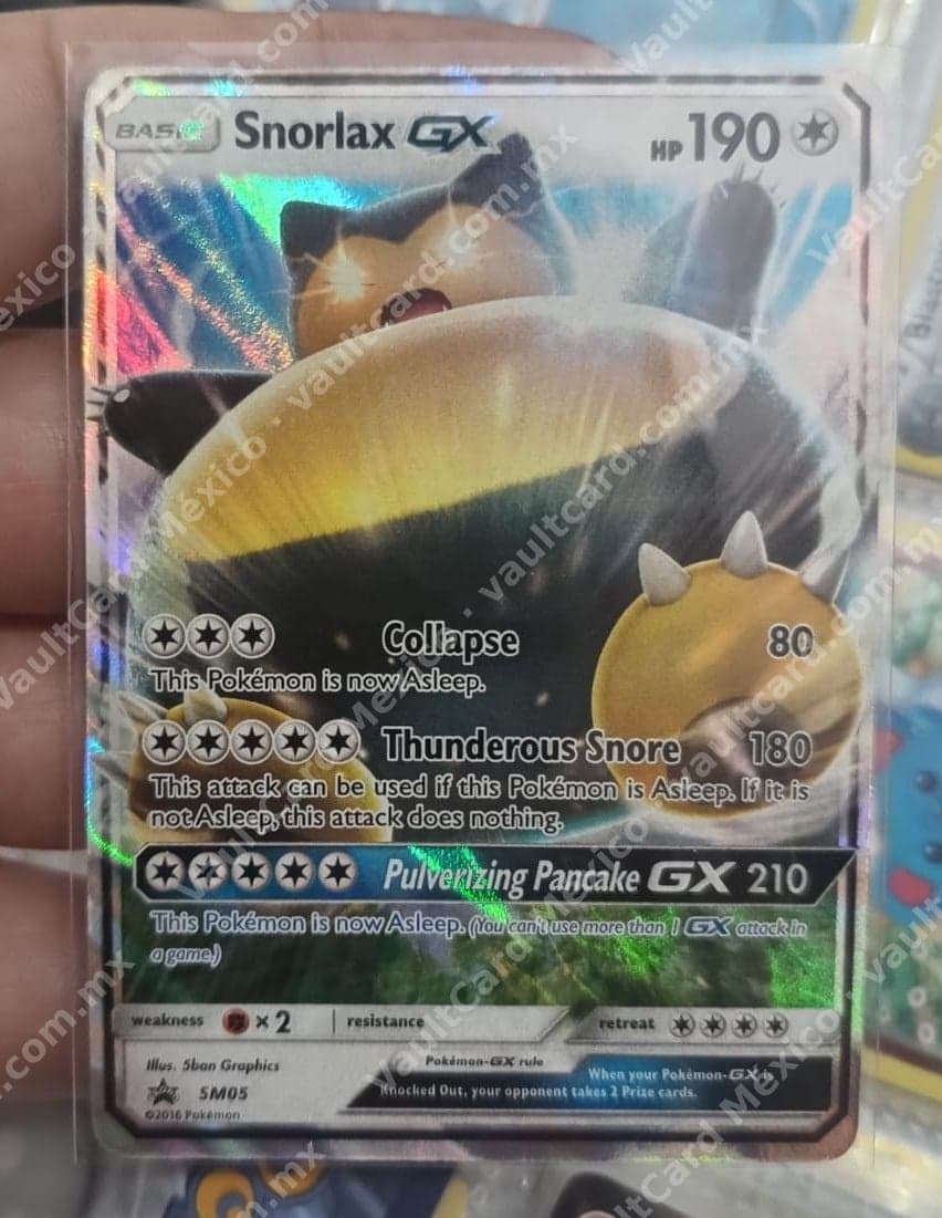 Snorlax GX SM05 - Promo Black Star Inglés
