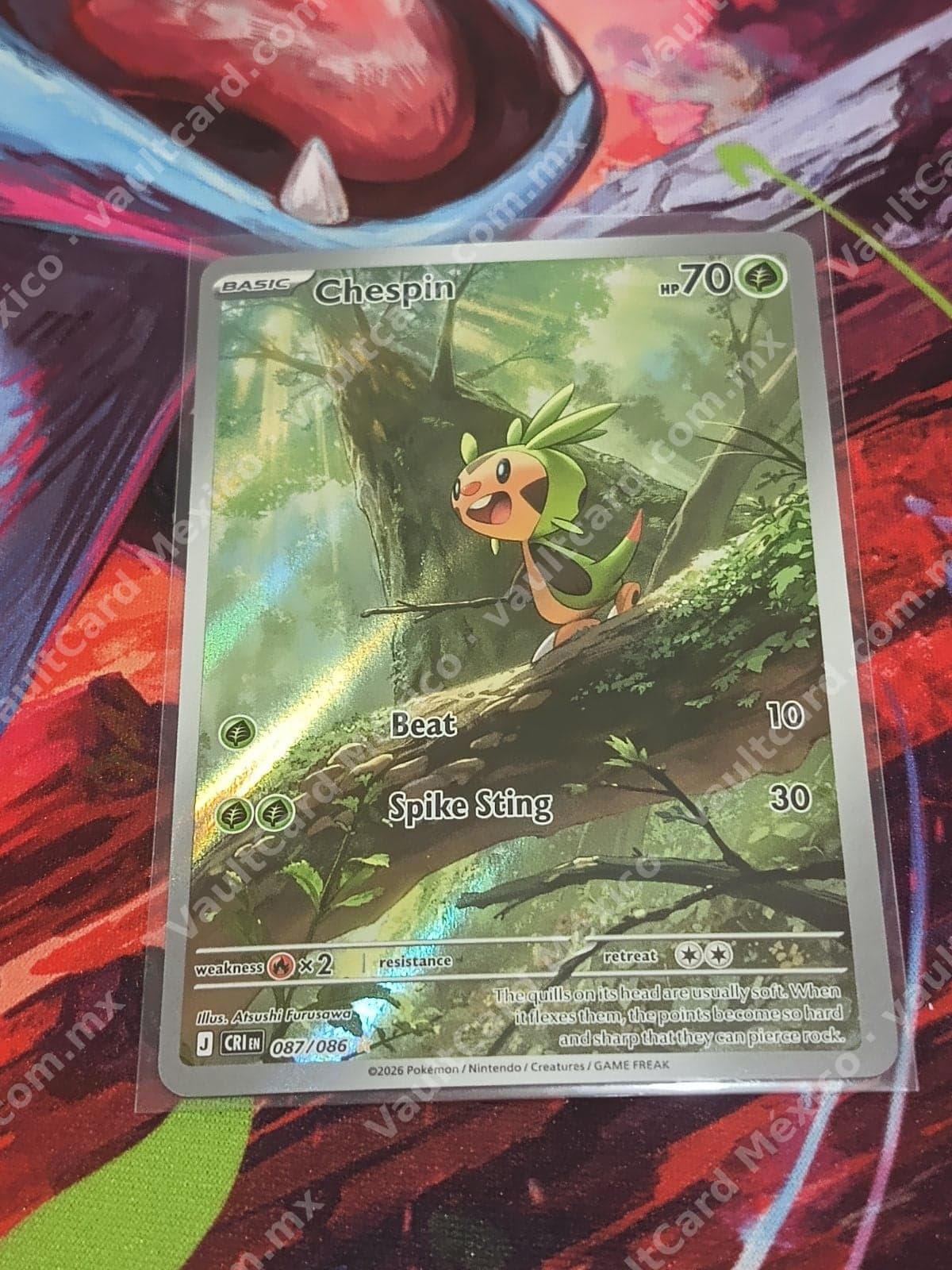 Chespin 087/086 - (CRI) Inglés - Illustration Rare