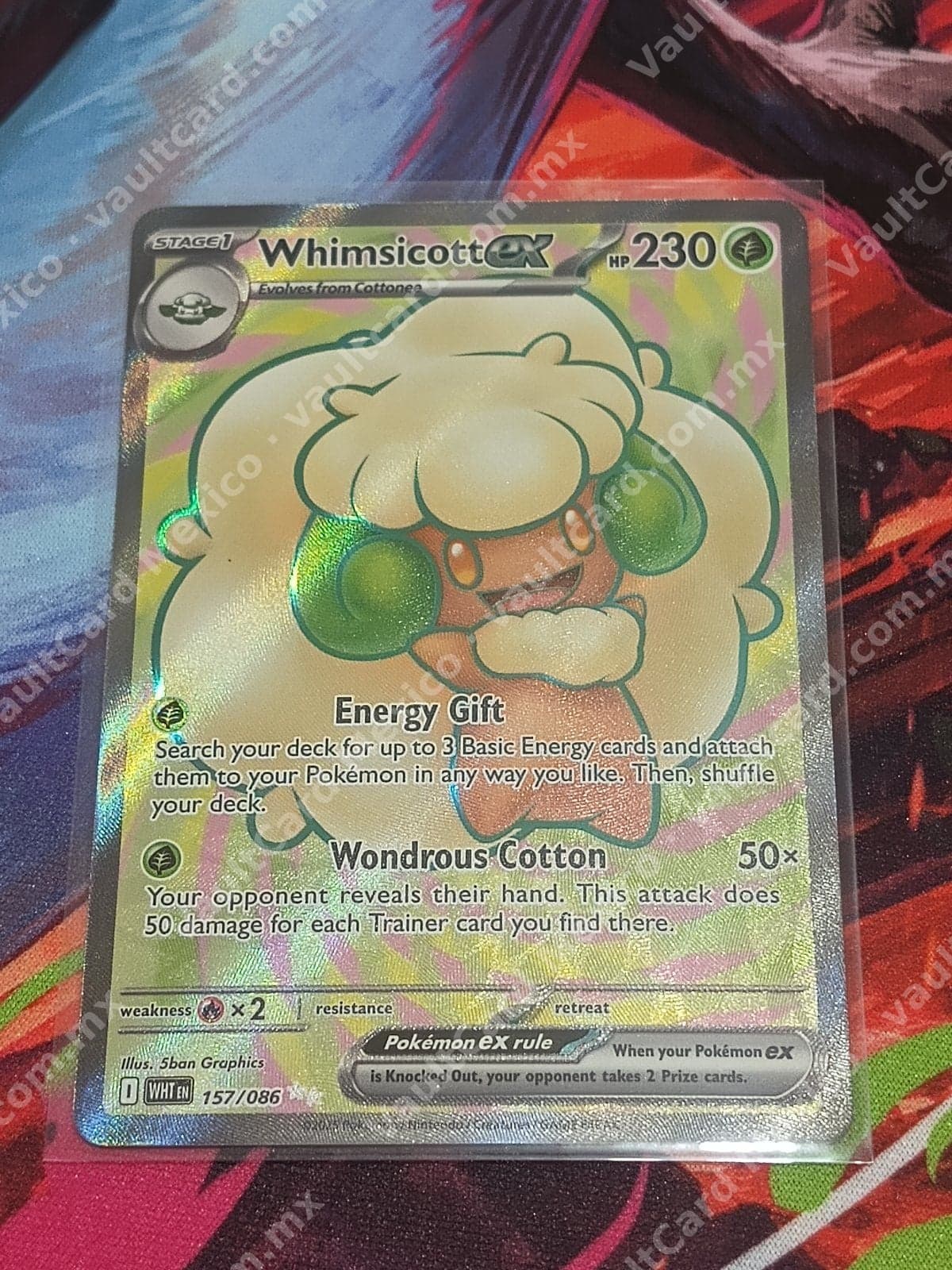 Whimsicott ex 157/086 (WHT) Inglés - Full Art