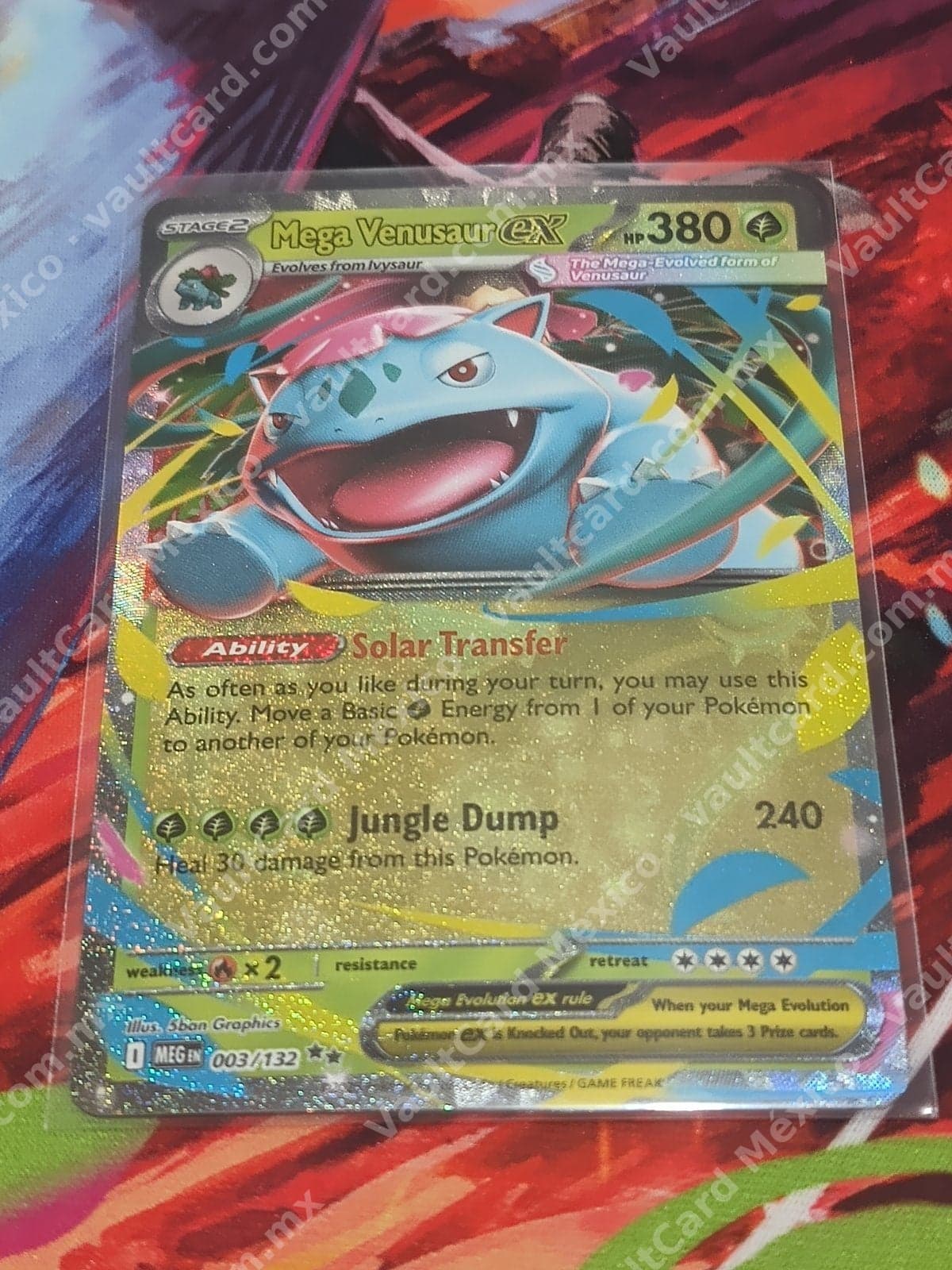 Mega Venusaur ex 003/132 - (MEG) Inglés