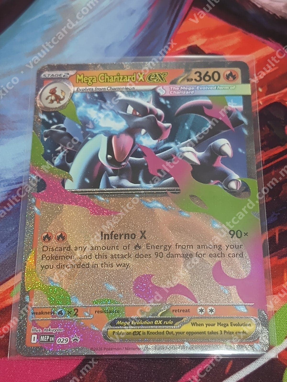 Mega Charizard X ex 029 - Promo (MEP) Inglés