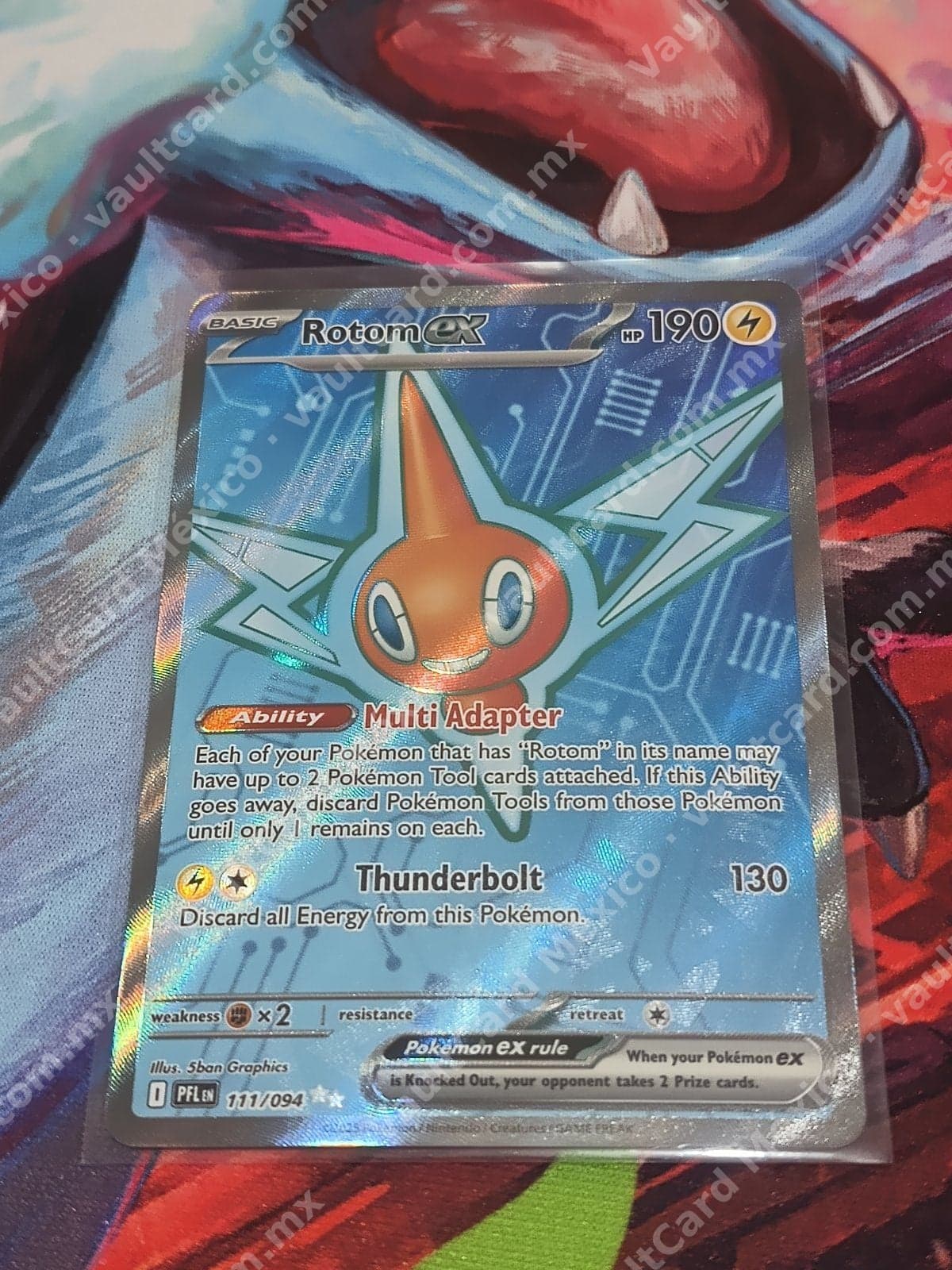 Rotom ex 111/094 - Paradox Rift (PFL) Inglés - Special Illustration Rare