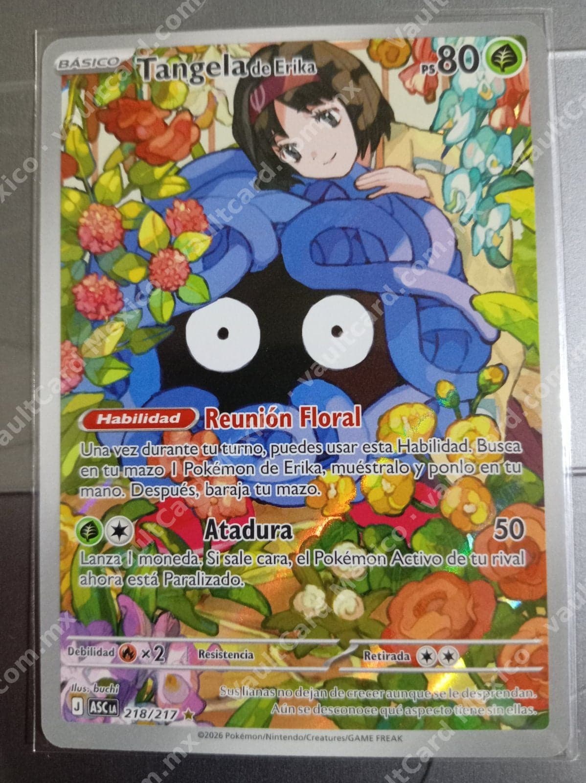 Tangela de Erika 218/217 - (ASC) Español Full Art