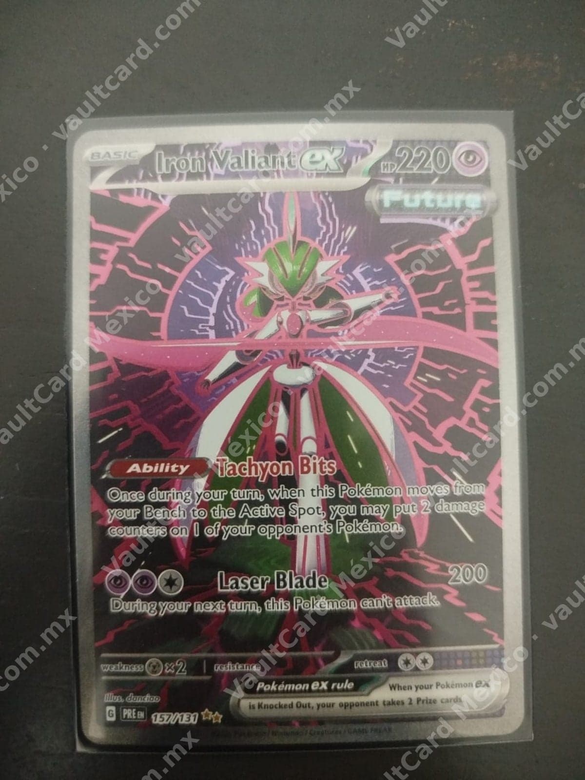 Iron Valiant ex 157/131 - (PRE) Inglés Full Art