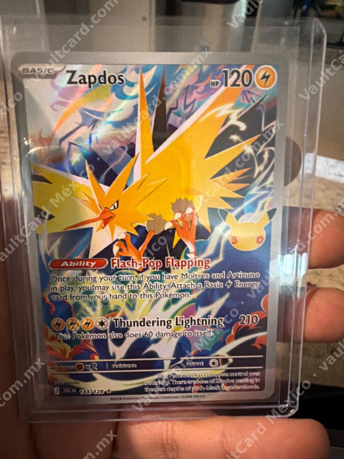 Zapdos 133/128 - Carta Especial Inglés (Full Art)