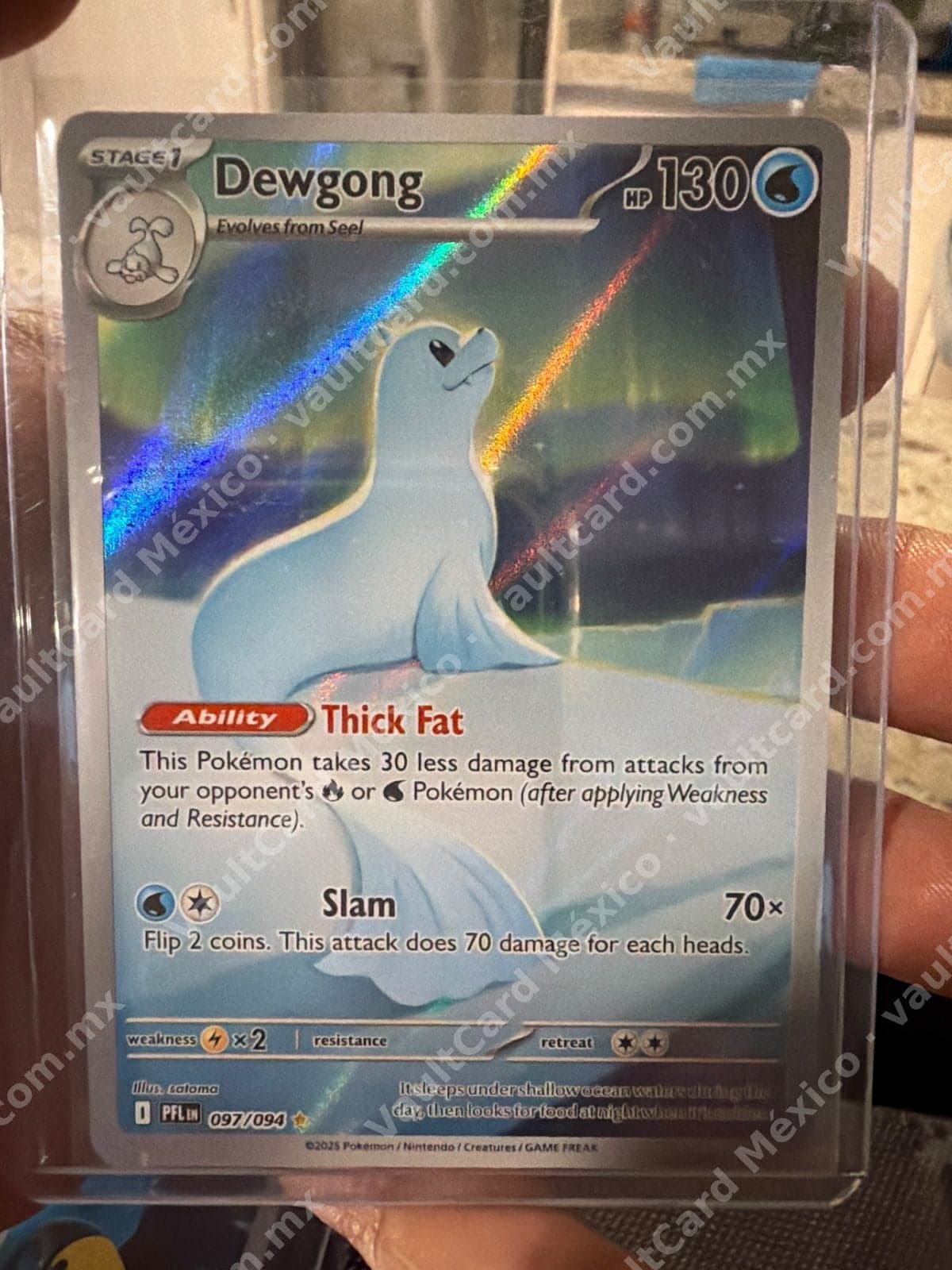 Dewgong 097/094 - (PFL) Inglés - Illustration Rare