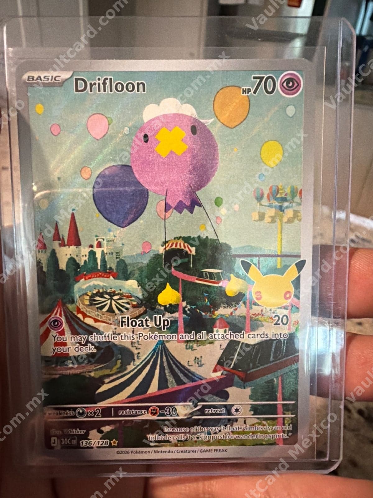 Drifloon 136/128 - Illustration Rare (30C) Inglés