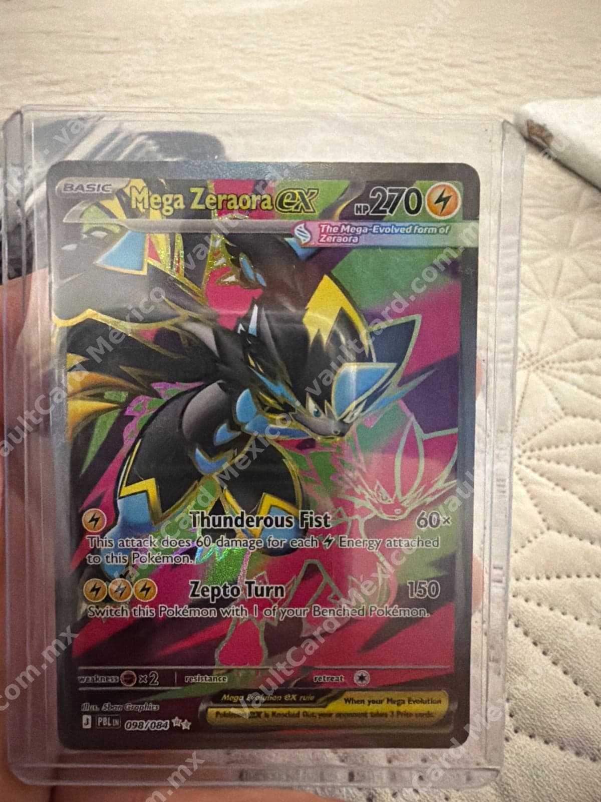 Mega Zeraora ex 098/084 - Full Art (PBL) Japonés
