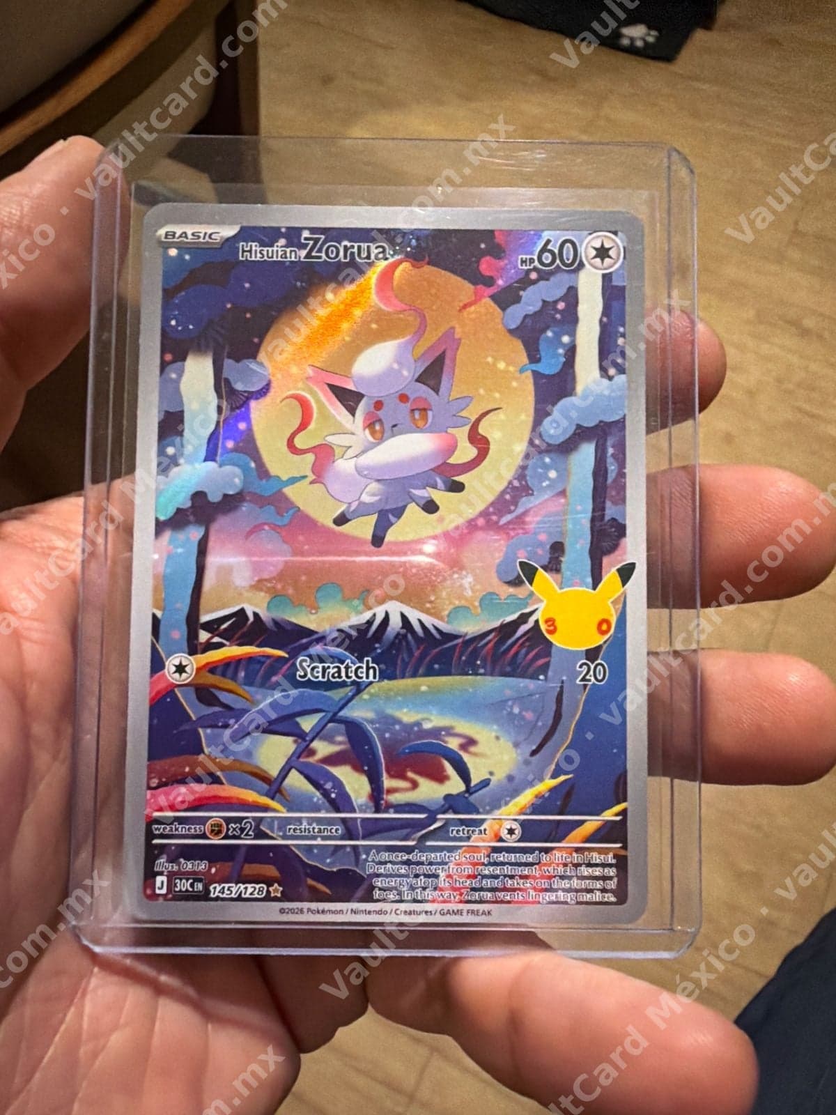 Hisuian Zorua 145/128 - (30C) Inglés - Illustration Rare