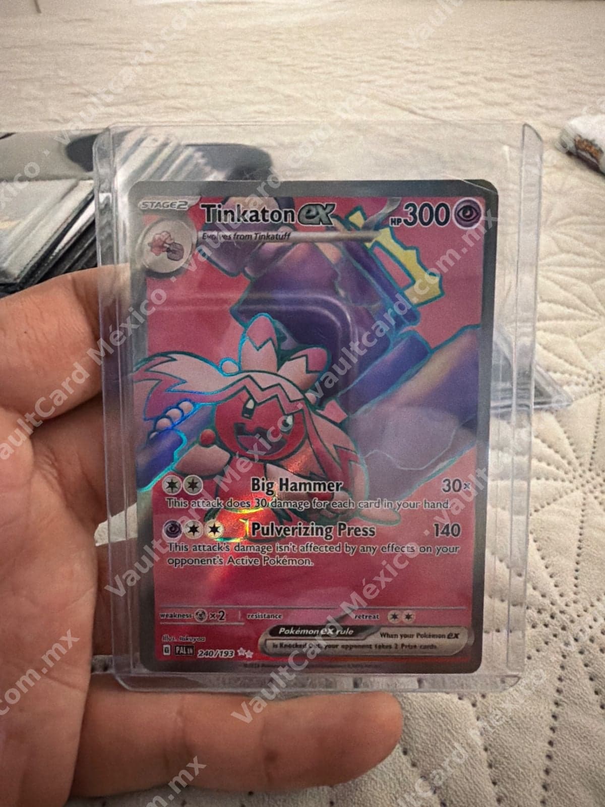 Tinkaton ex 240/193 - Paldea Evolved (PAL) Inglés - Special Illustration Rare