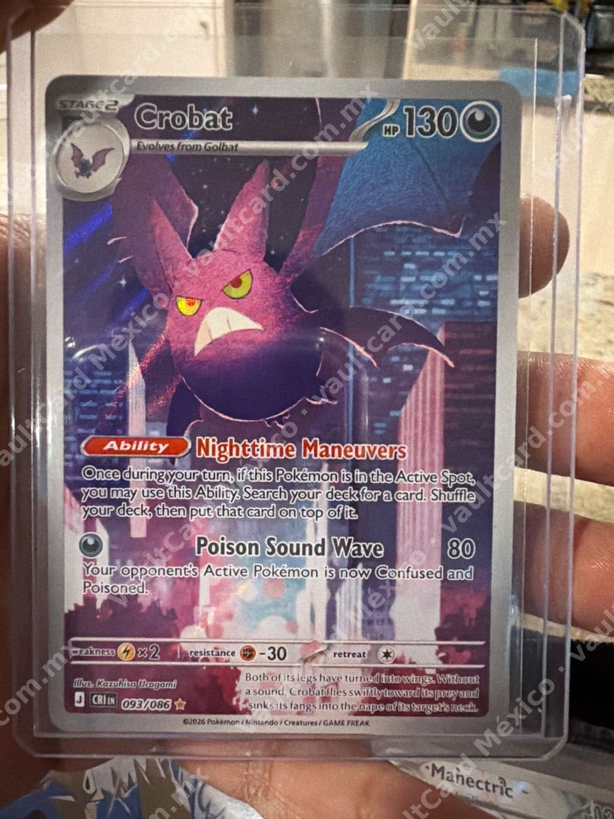 Crobat 093/086 - (CRI) Inglés - Illustration Rare
