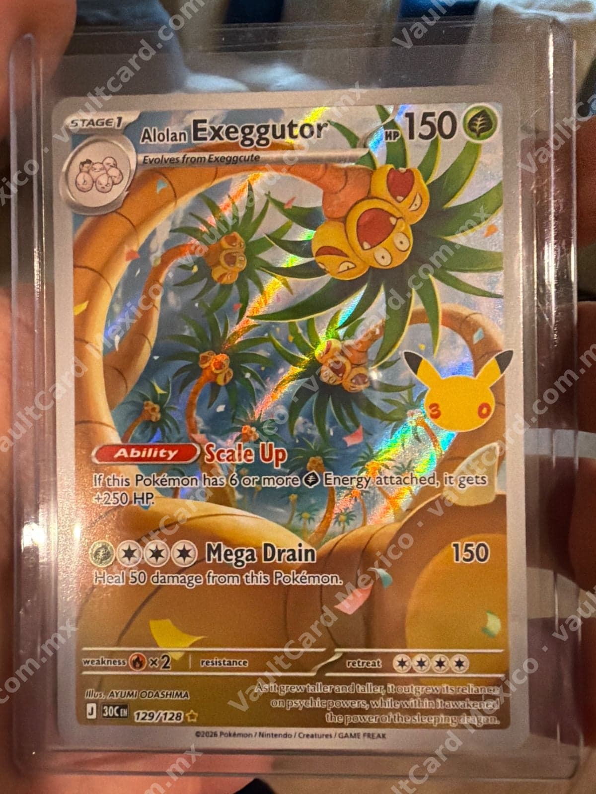 Alolan Exeggutor 129/128 - (30C) Inglés - Illustration Rare