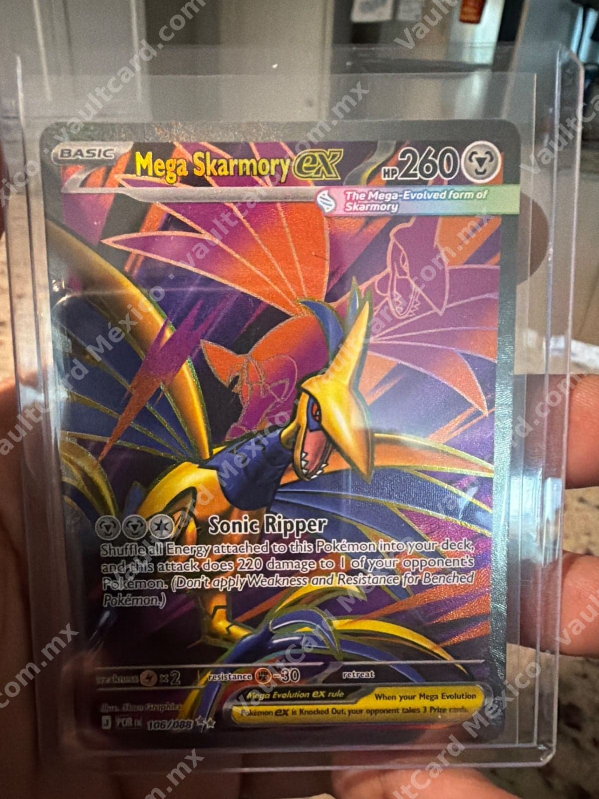 Mega Skarmory ex 108/088 - (PGR) Inglés - Secret Rare Full Art