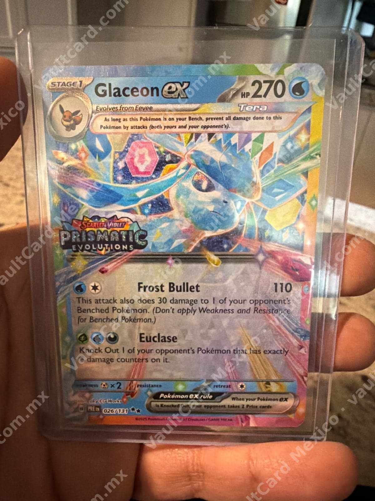 Glaceon ex 026/131 - Prismatic Evolutions (PRE) Inglés