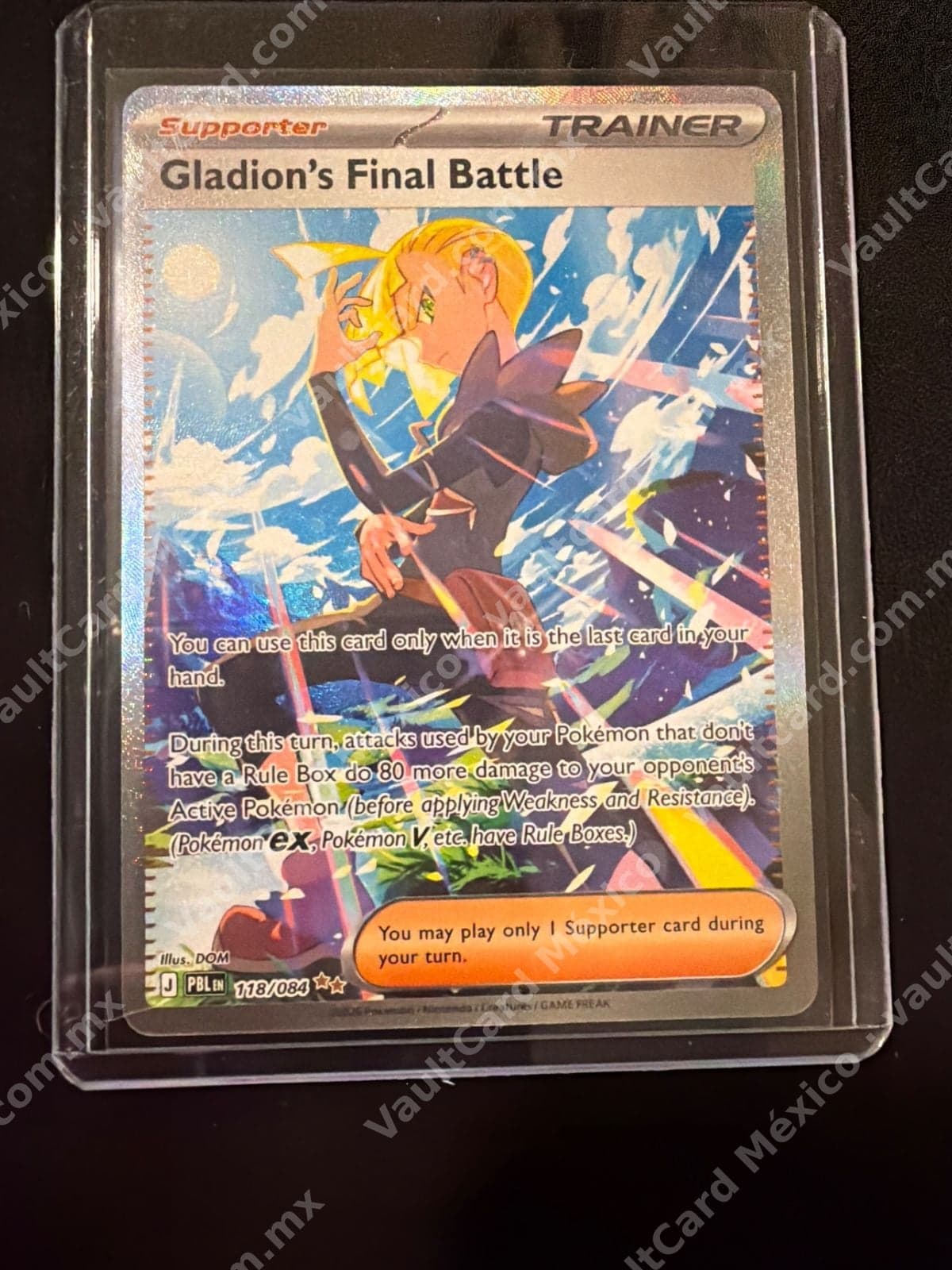 Gladion's Final Battle 118/084 - (PBL) Inglés - Special Illustration Rare — foto 1