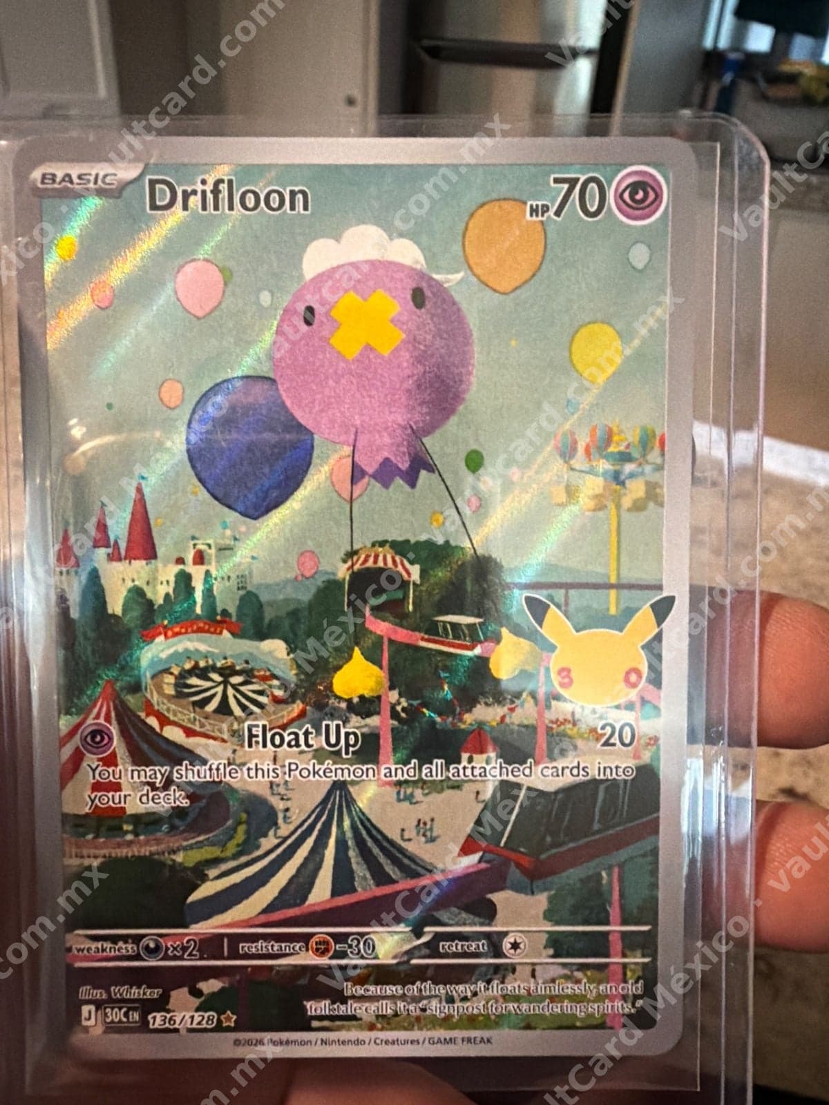 Drifloon 136/128 - Illustration Rare Inglés (JDR)