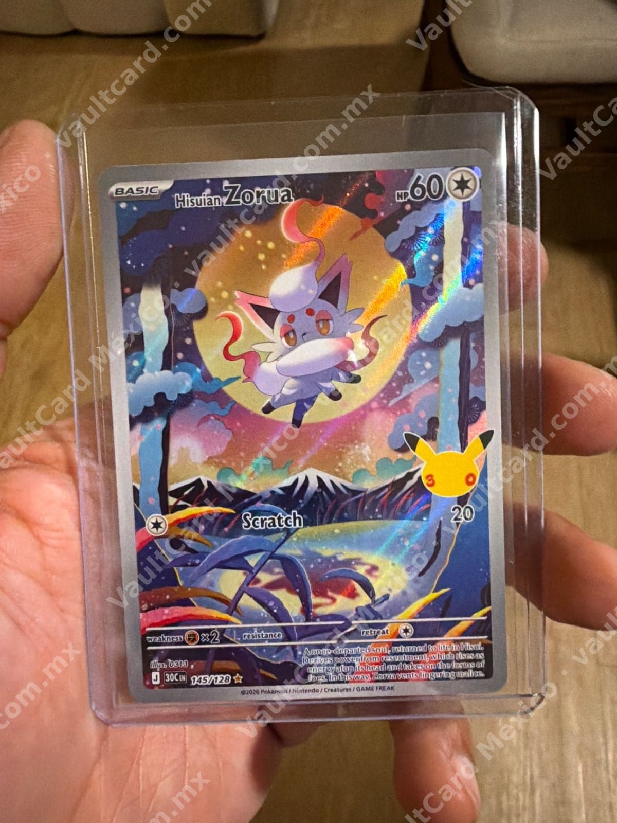 Hisuian Zorua 145/128 - (30C) Inglés - Illustration Rare