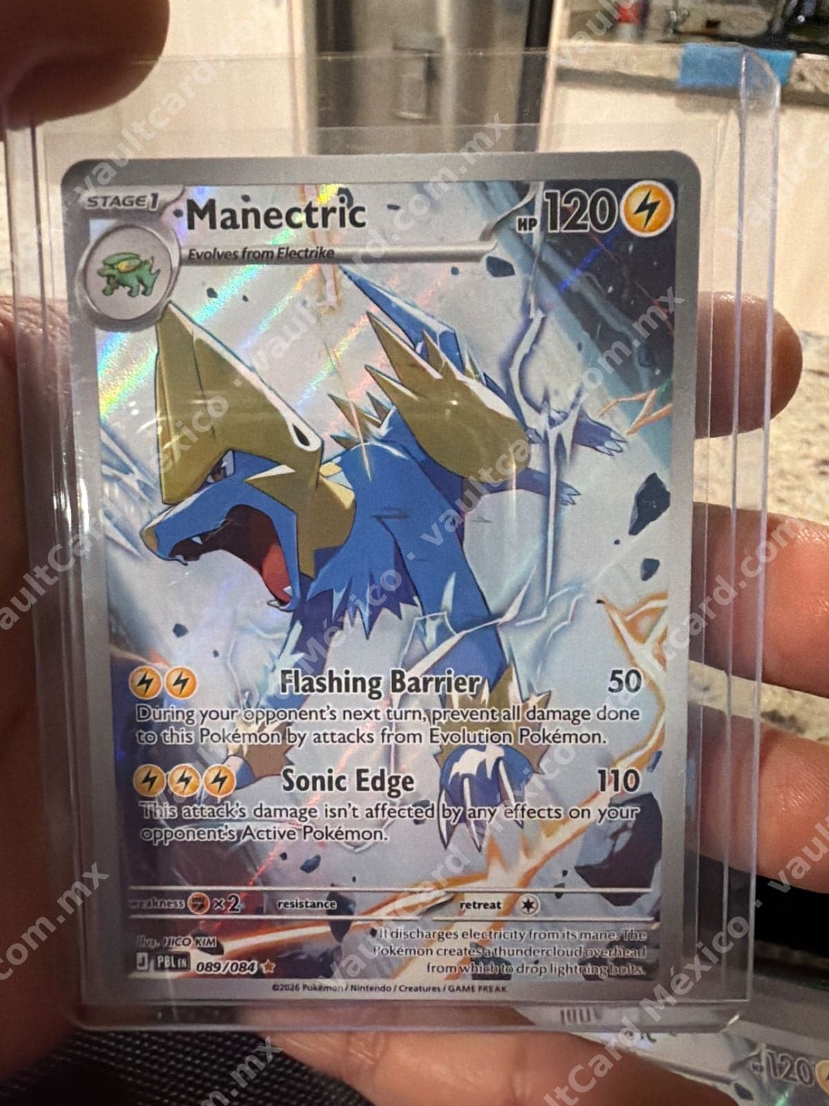 Manectric 089/084 - (PBL) Inglés - Illustration Rare