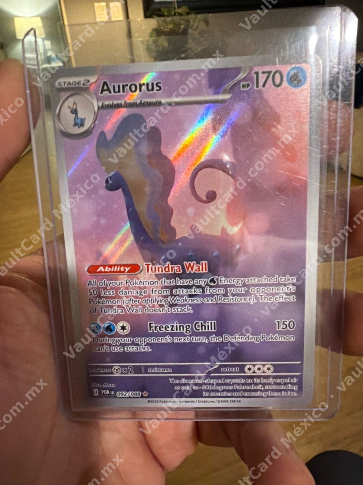 Aurorus 092/088 - (POR.EN) Inglés - Illustration Rare