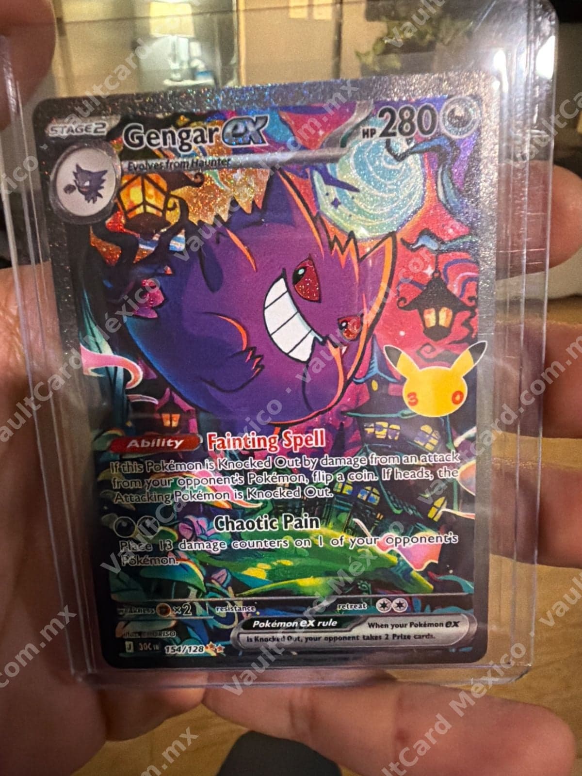 Gengar ex 154/128 - 151 (MEW) Inglés - Special Illustration Rare