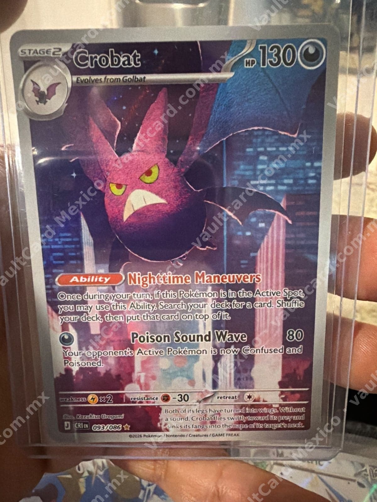 Crobat 093/086 - (CRI) Inglés - Illustration Rare