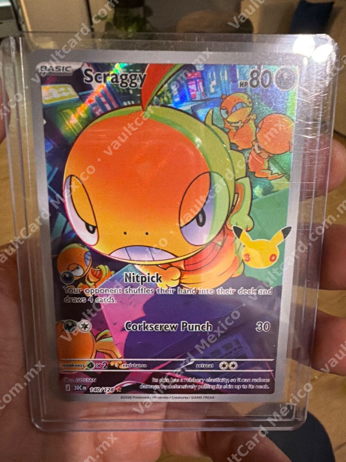 Scraggy 140/128 - Carta Especial Ilustración Inglés