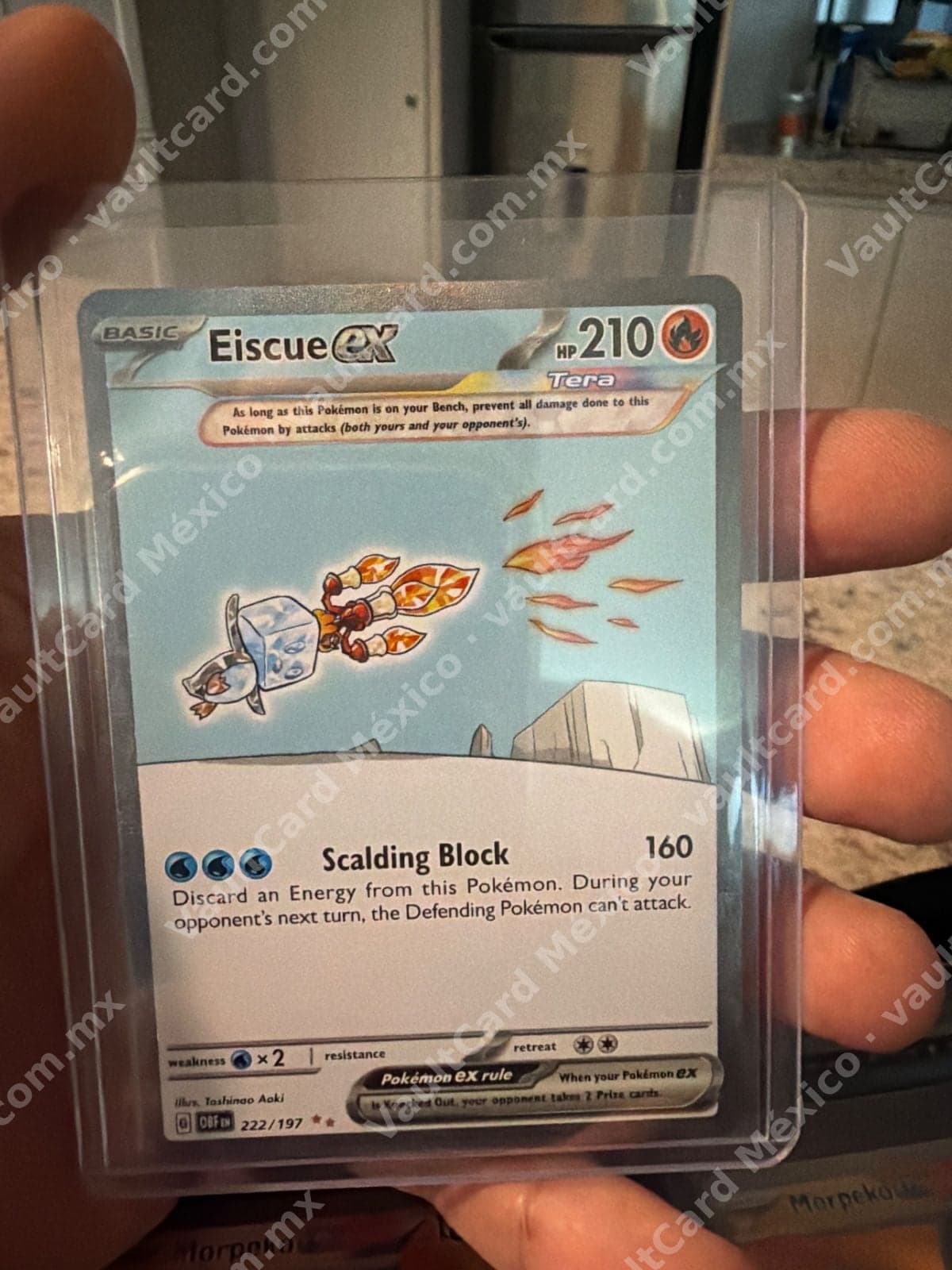 Eiscue ex 222/197 - Obsidian Flames (OBF) Inglés
