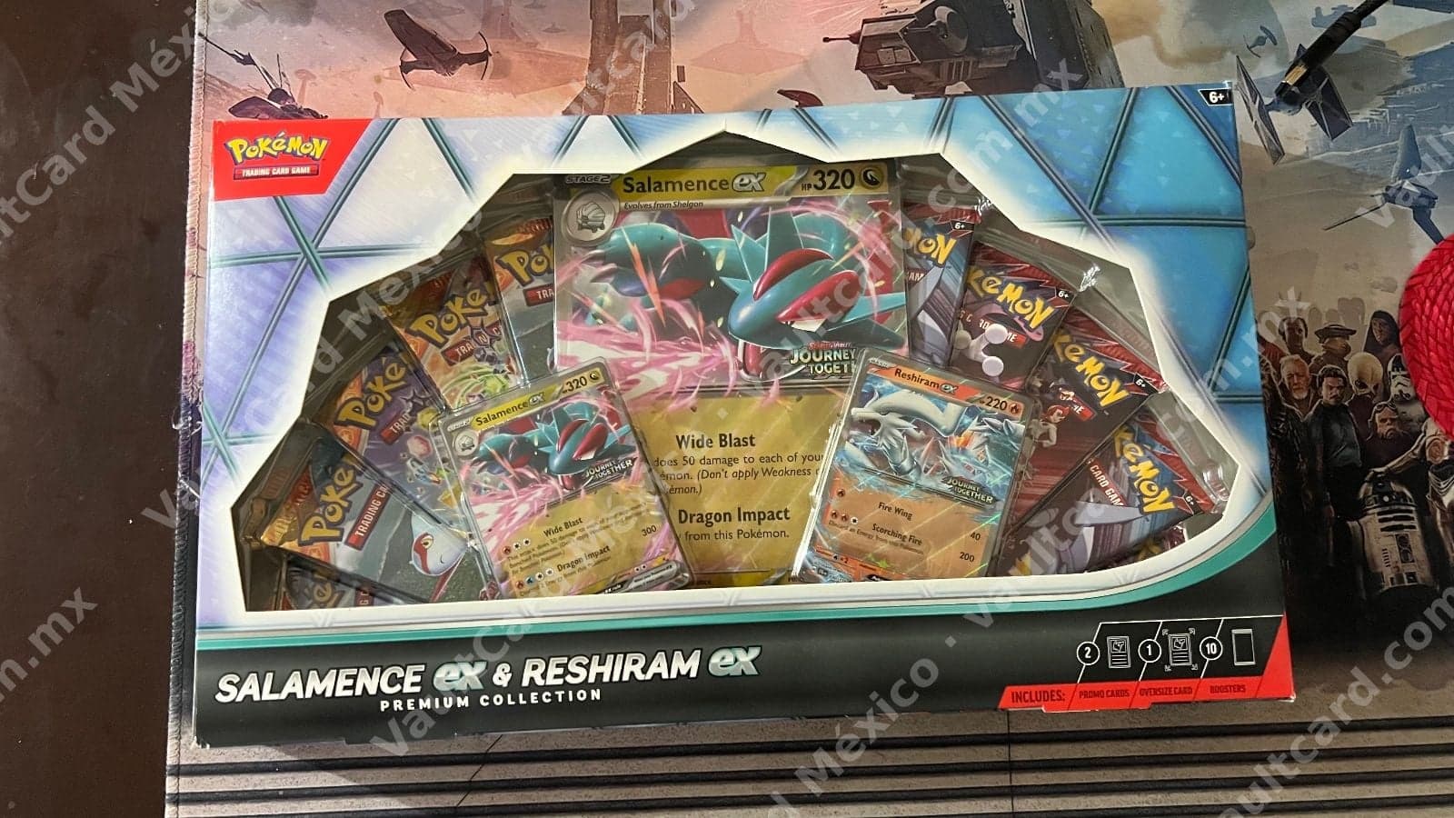 Salamence ex & Reshiram ex Premium Collection - Pokémon TCG Inglés Sellado