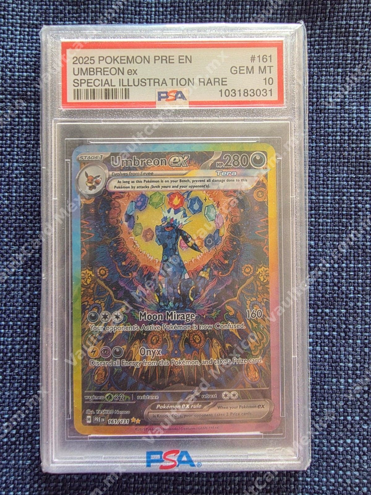 Umbreon ex 161/131 - Prismatic Evolutions (PRE) Inglés - PSA 10 GEM MINT