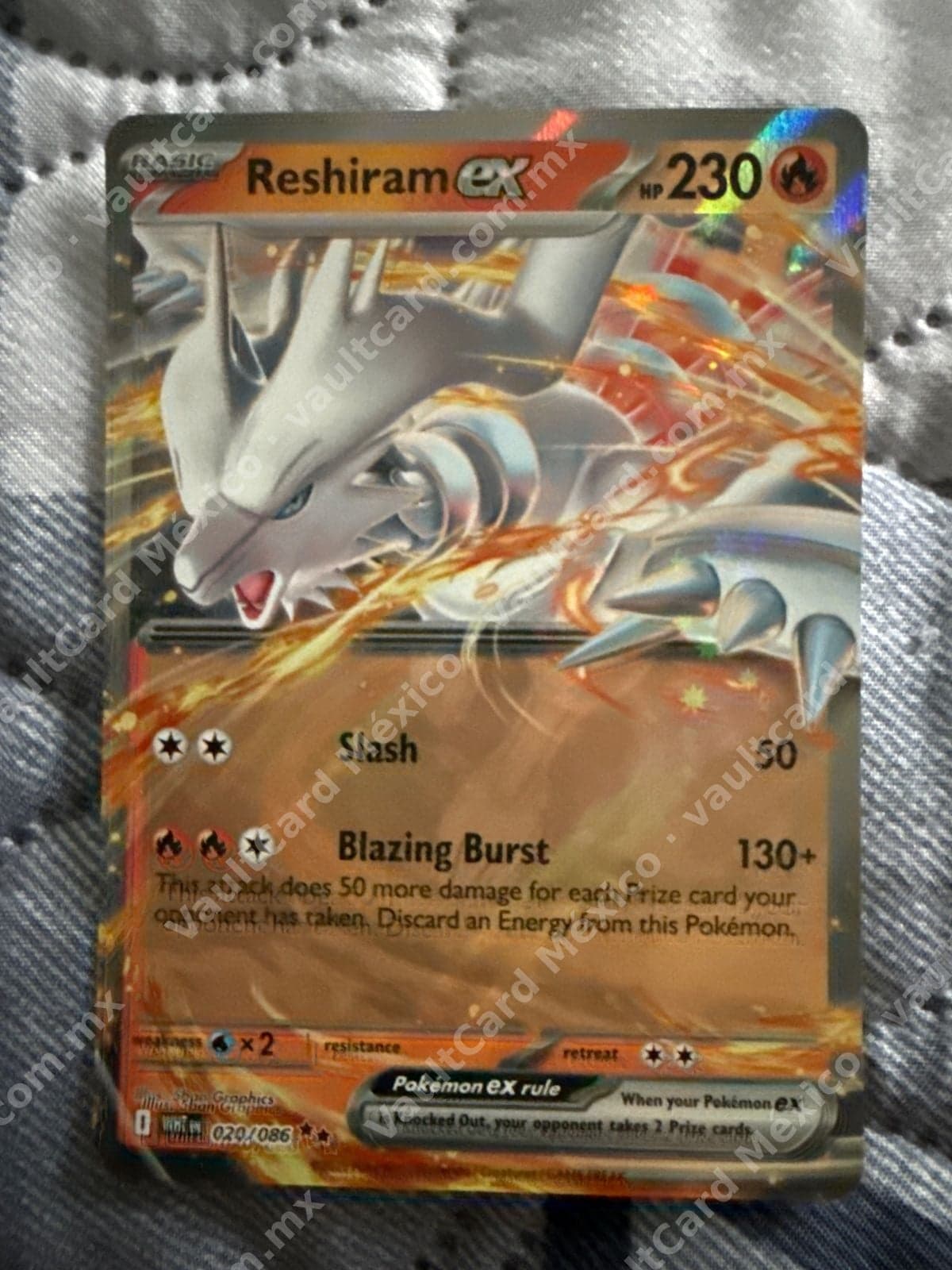 Reshiram ex 020/086 - Inglés (MEW)