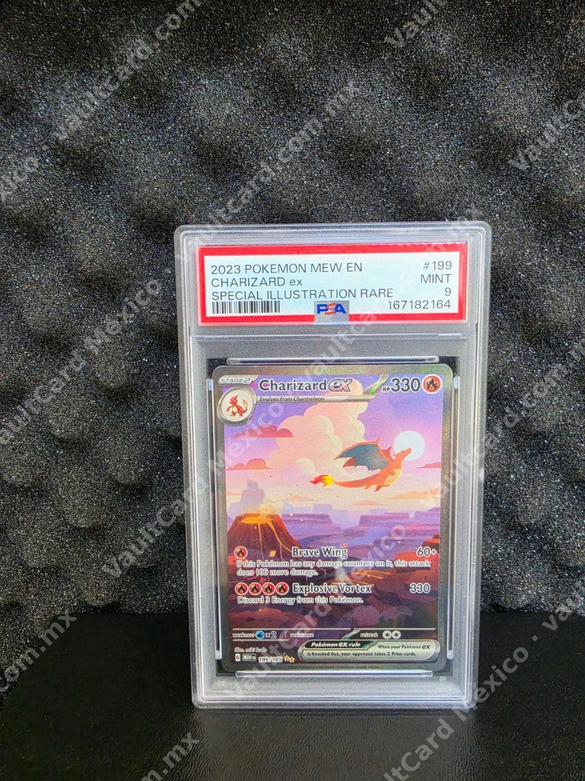 Charizard ex 199/165 - 151 (MEW) Inglés PSA 9 MINT
