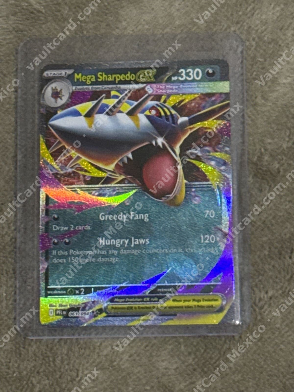 Mega Sharpedo ex 061/094 - (PFL) Inglés — foto 1