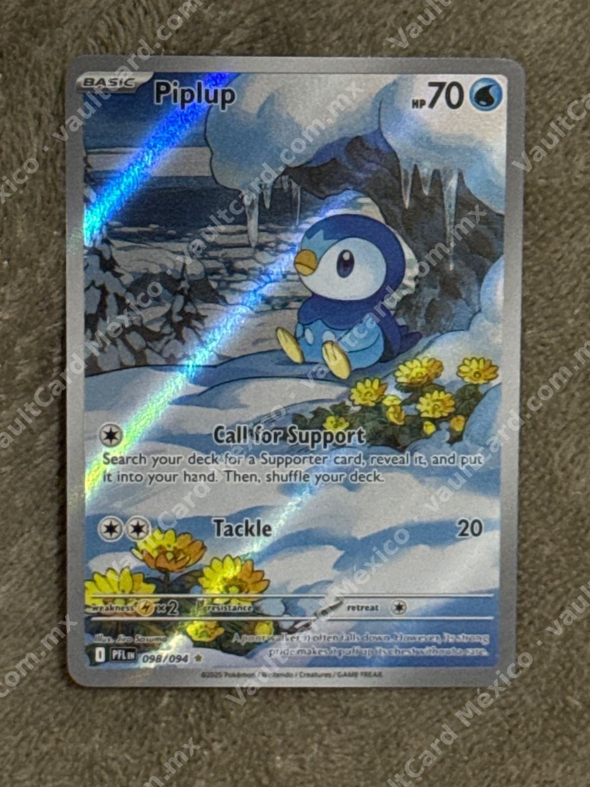 Piplup 098/094 - (PFL) Inglés - Illustration Rare — foto 1