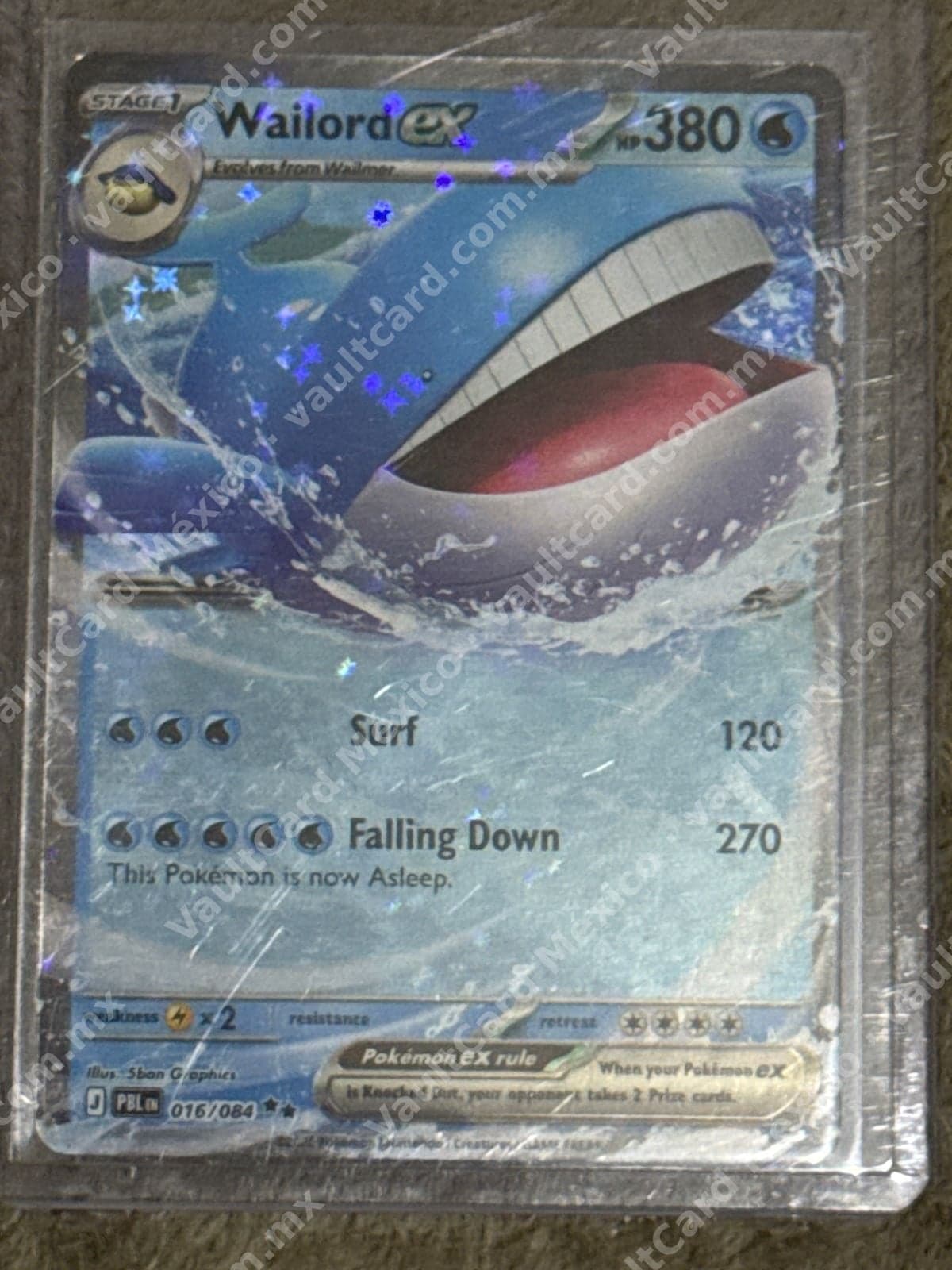 Wailord ex 016/084 - (PBL) Inglés — foto 1
