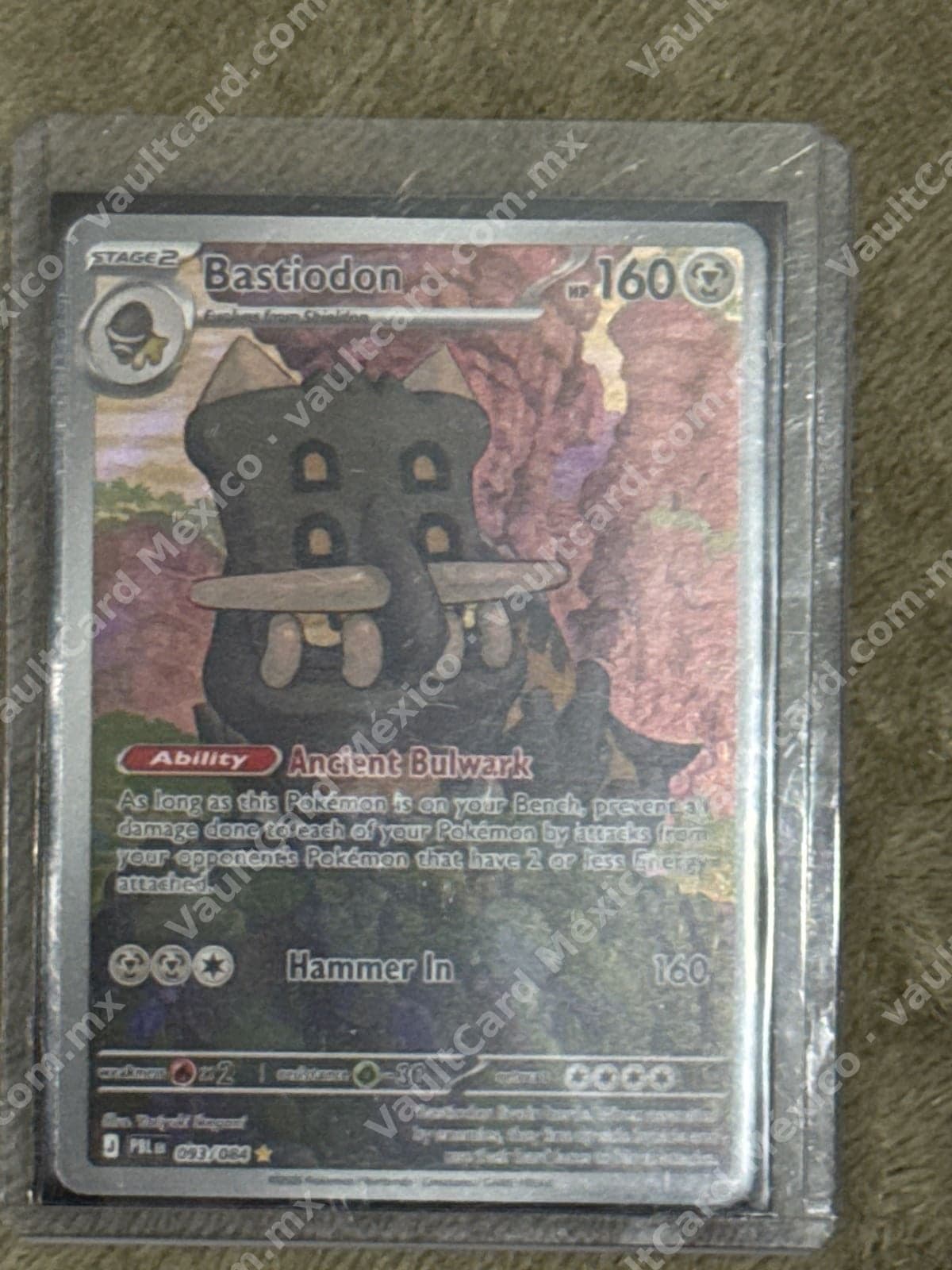 Bastiodon 093/084 - Paradox Rift (PAR) Inglés Illustration Rare — foto 1