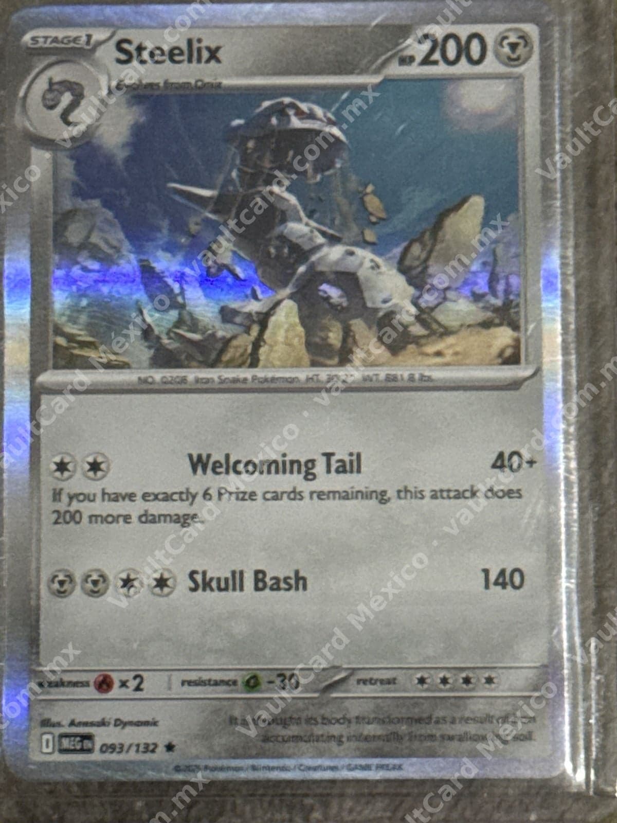 Steelix 093/132 - (MEG) Inglés Holo — foto 1