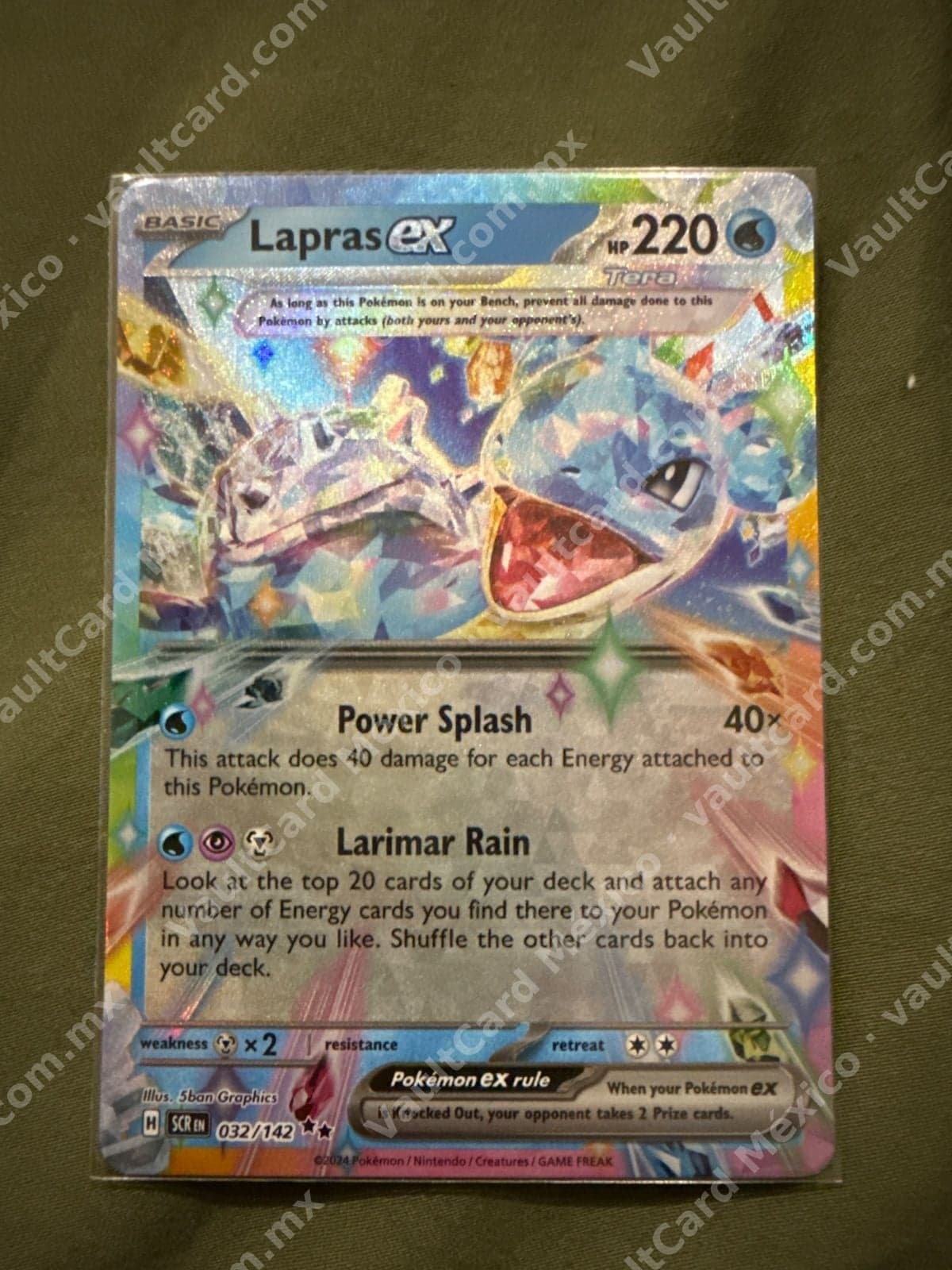 Lapras ex 032/142 - Stellar Crown (SCR) Inglés