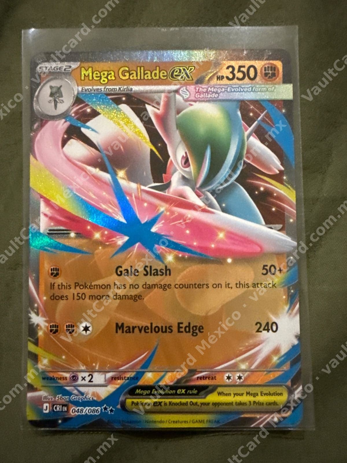 Mega Gallade ex 048/086 - (CRI) Inglés