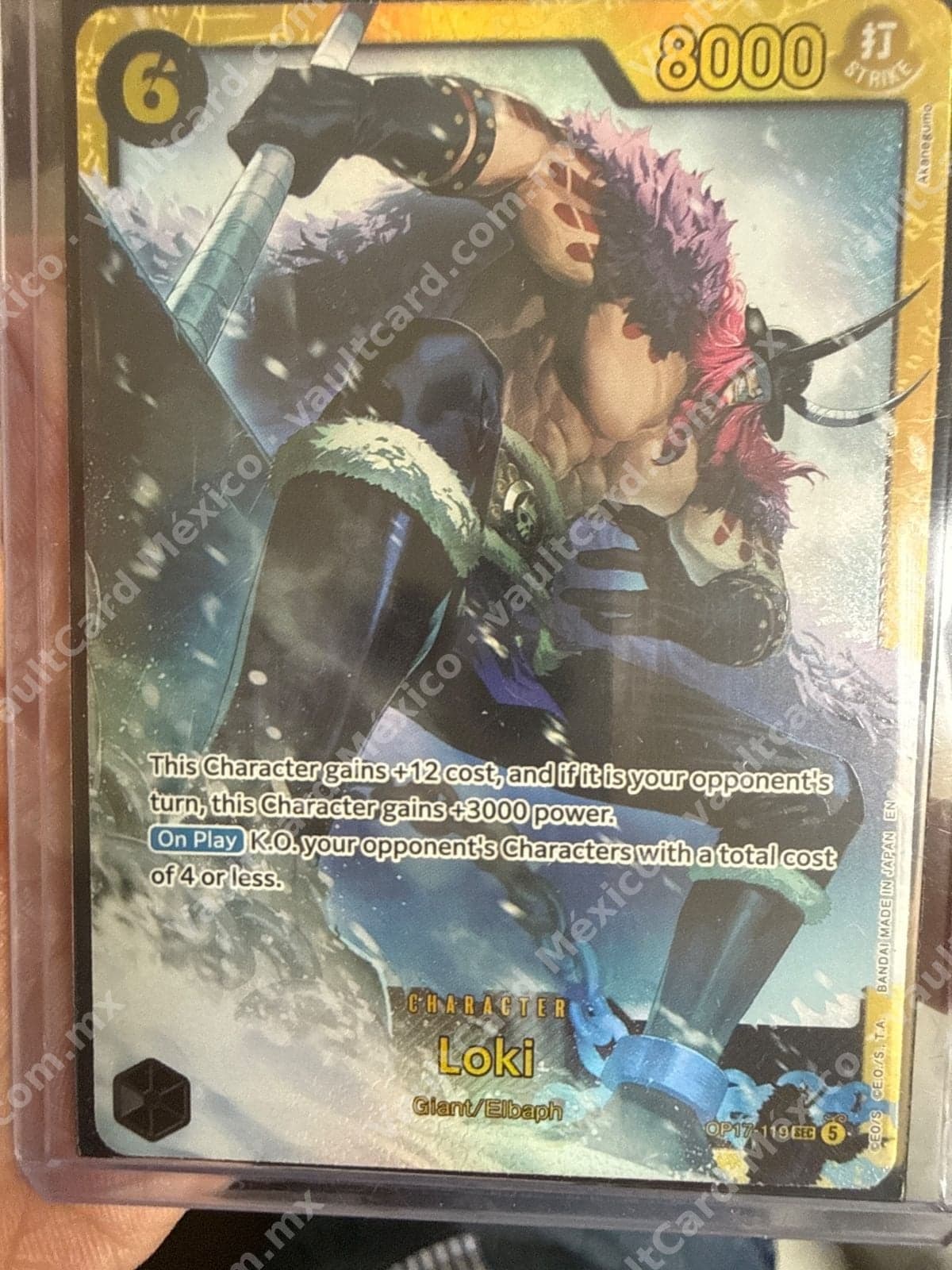 Loki OP17-119 SEC - One Piece Card Game (Inglés)