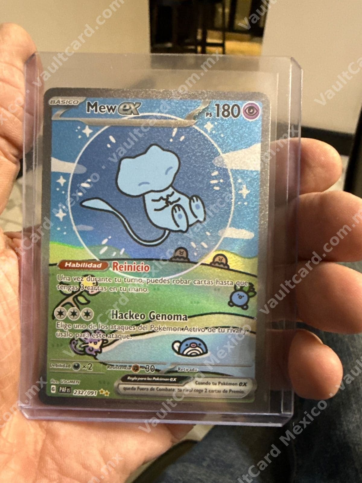 Mew ex 232/091 - Destinos de Paldea (PAF) Español - Special Illustration Rare