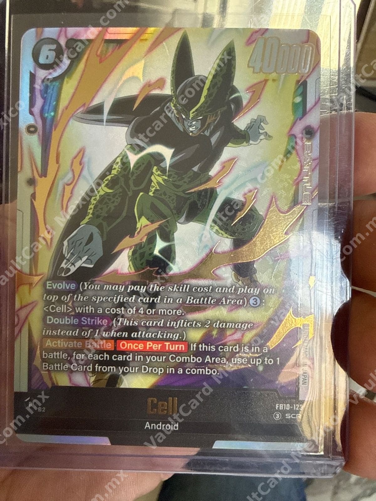 Cell FB10-123 SCR - Dragon Ball Super Fusion World (Inglés)