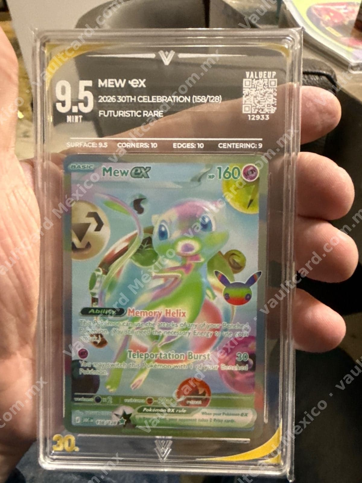 Mew ex 158/128 - 30th Celebration Inglés - ValueUp 9.5 Mint