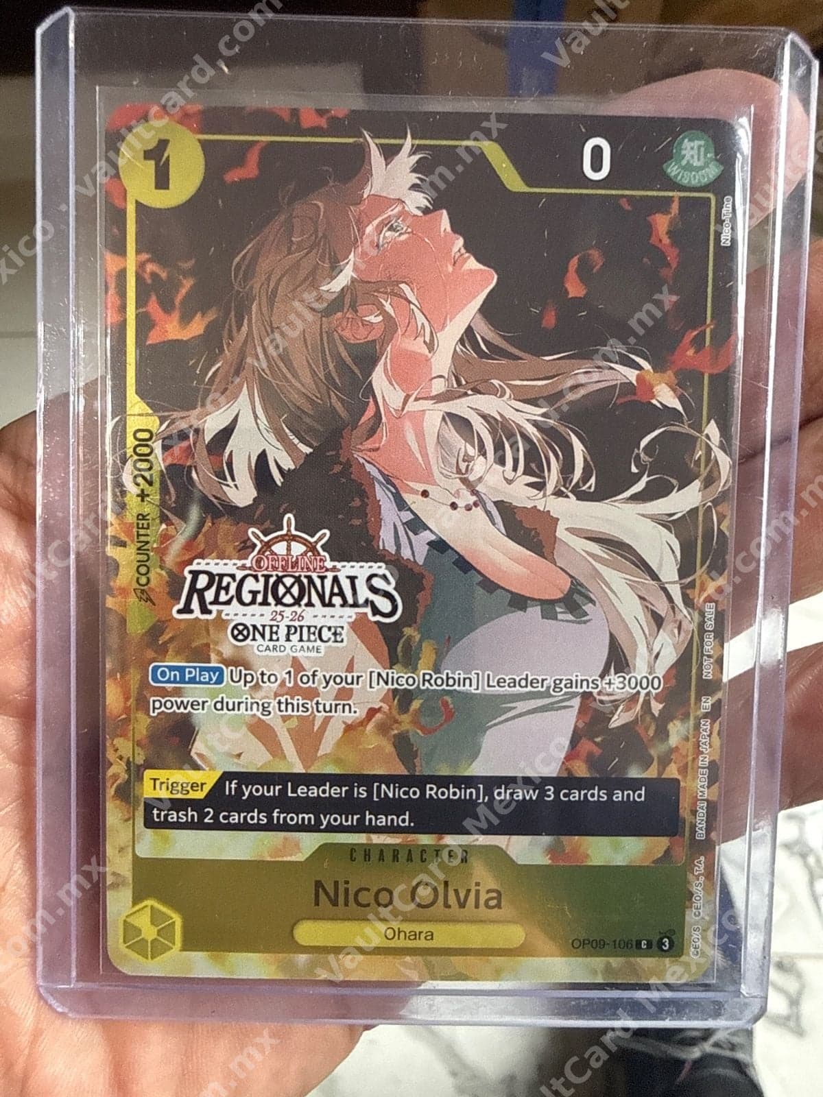 Nico Olvia OP09-106 Promo Offline Regionals 25-26 (OP09) Inglés - One Piece Card Game