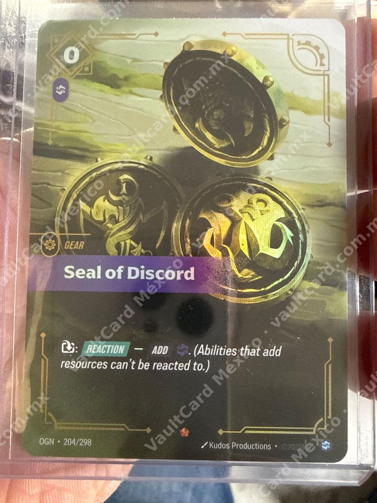 Seal of Discord - OGN 204/298 - Riftbound League of Legends (Inglés)