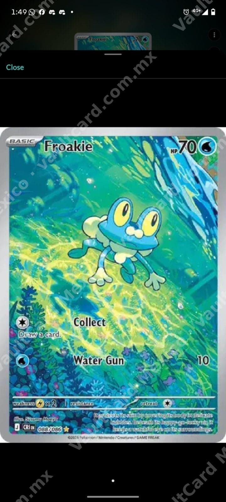 Froakie 086/086 (CEL) Inglés - Illustration Rare