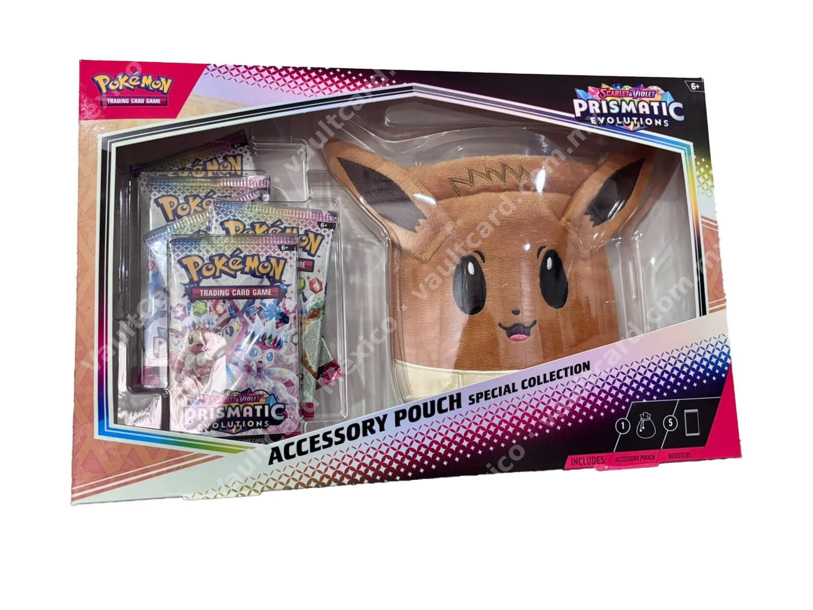 Prismatic Evolutions Accessory Pouch Special Collection - Inglés - Sellado
